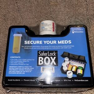 Safer Lock Box - Secure Your Meds Medication Lock Box with Combination Lock